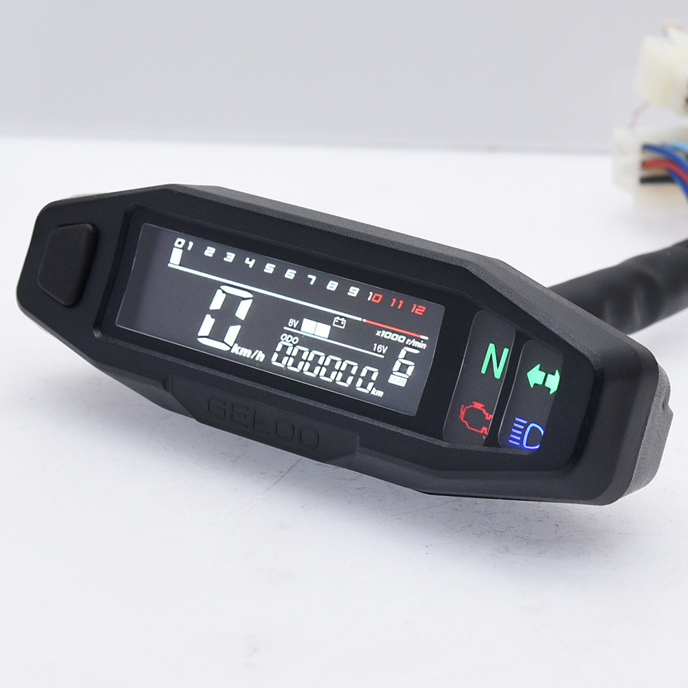2024 Newest Motorcycle Speedometer Oil Gauge Tachometer Universal