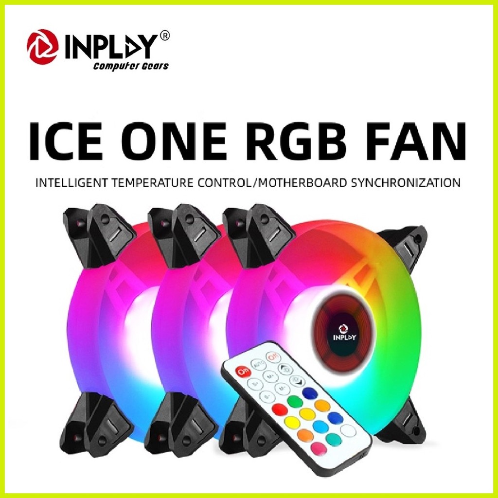 ☸ INPLAY ICE TOWER RGB FAN 3 IN ONE KIT | 3PCS 12CM Cooling Fan | RGB ...