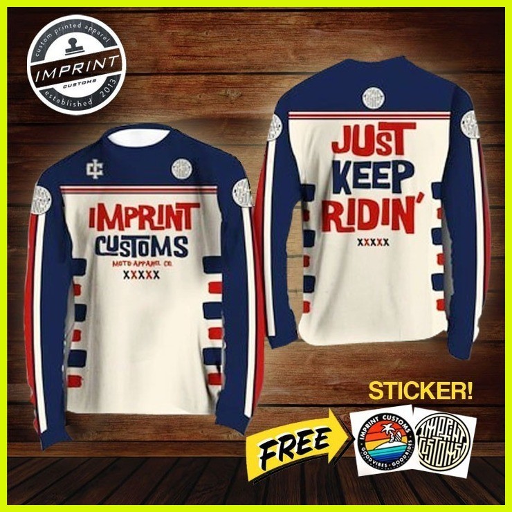 ∇ Imprint Custom Motorcycle Jersey Riding Jersey 3D Cycling Jersey