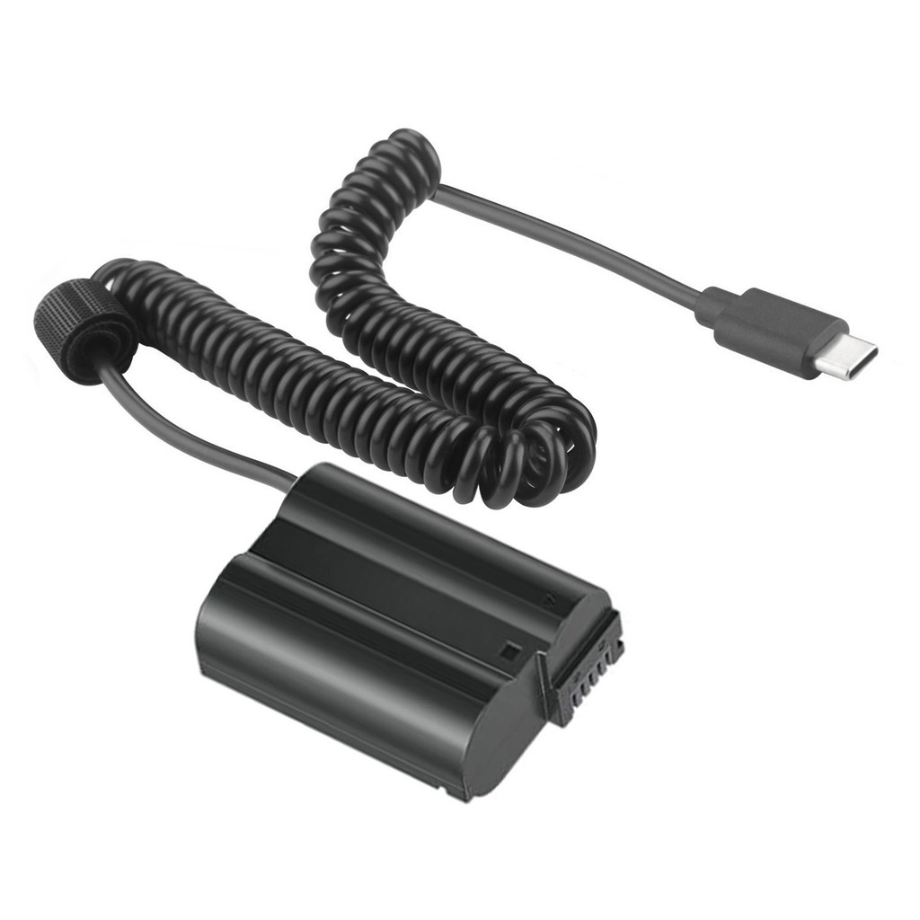 Batterie Factice EN-EL15 Avec Alim Type-C – Pour Nikon Z5, Z6, Z7, D500, D7500 Et Autres - 10