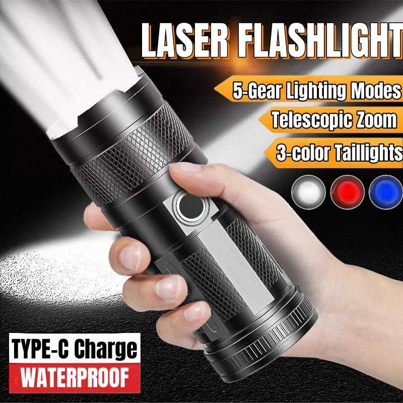 Flashlights Heavy Duty Japan LED Flash Flashlight Rechargeable ...