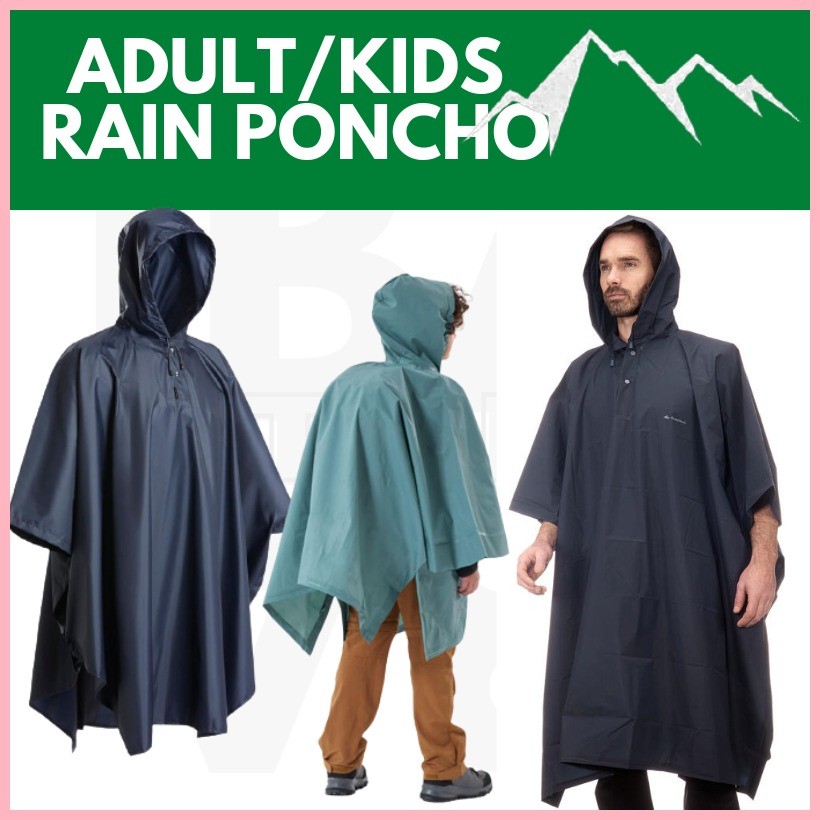 Decathlon Arpenaz Compact Poncho Raincoat- | Shopee Philippines