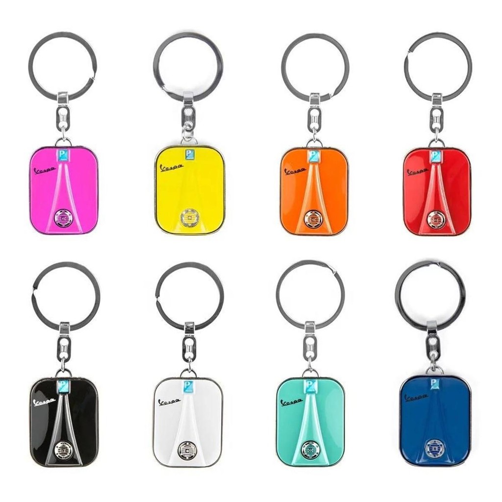For Piaggio Vespa Sprint Spring GTS Metal Keychain Motorcycle Keychain ...