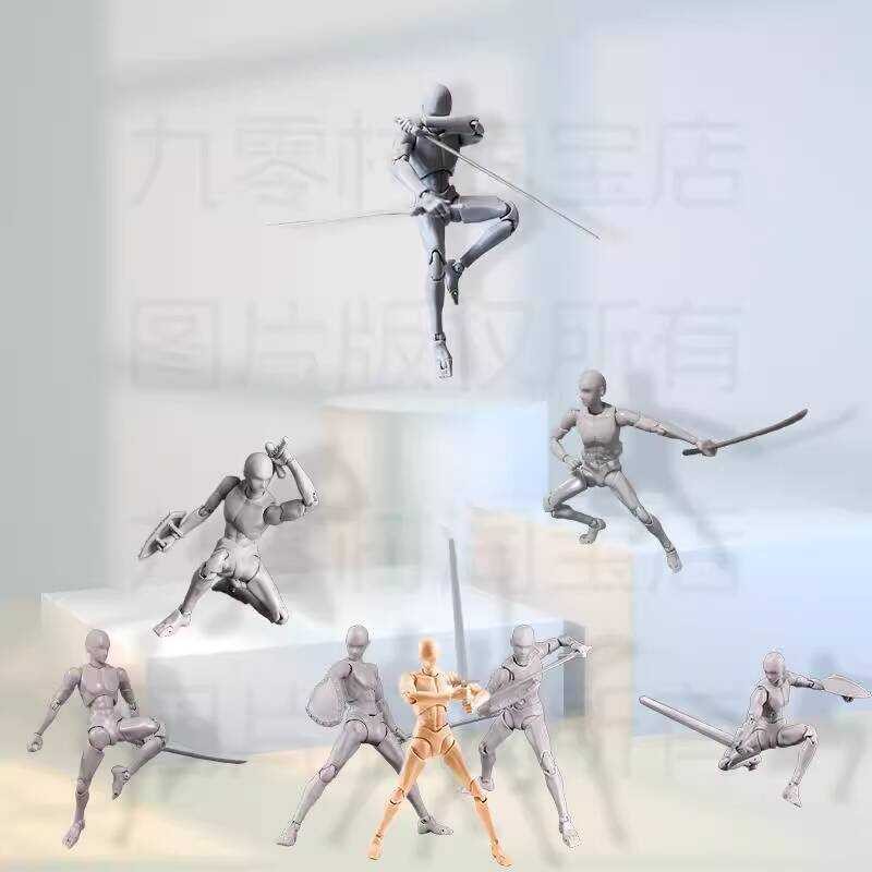 ted Movable Body Male And Female Articulated Figure Manga Human Body ...