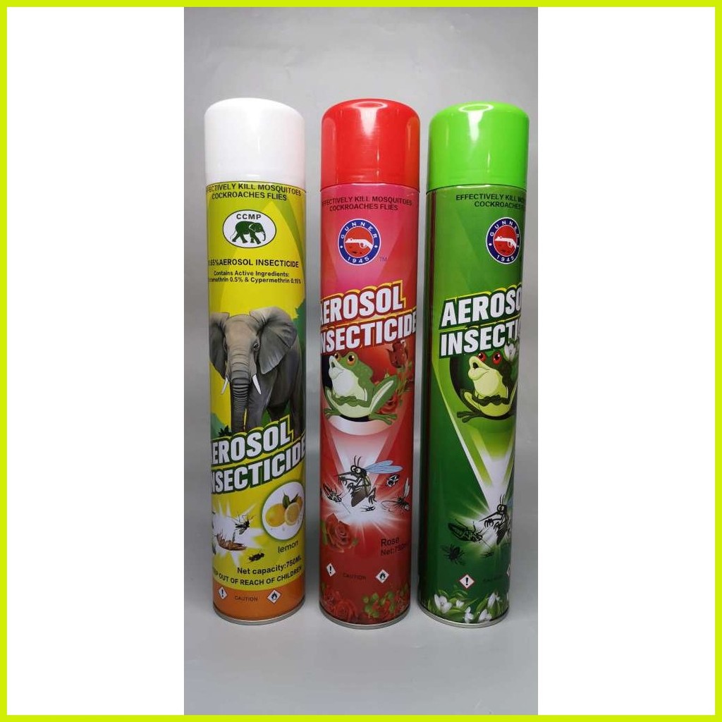 AEROSOL INSECTICIDE in)sects killer spray 750ml mosquito spray killer