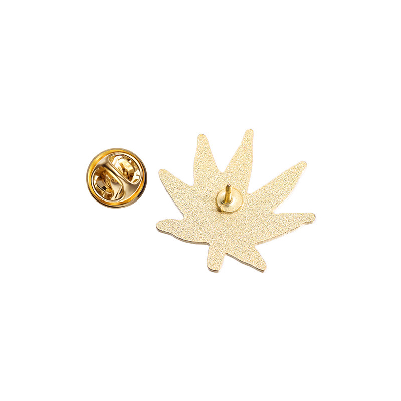 Green Leaves Pins Cartoon Tree Leaf Brooch Metal Pin Brooches Lapel ...