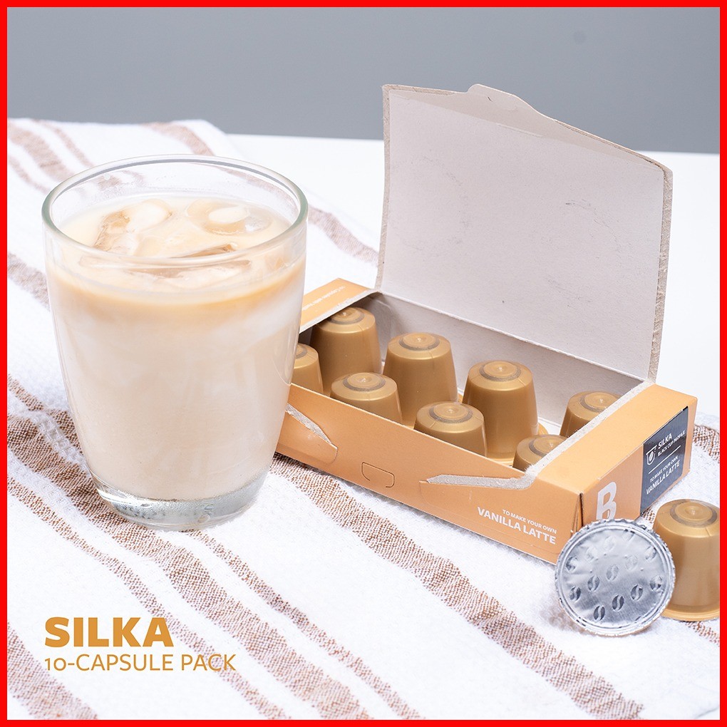 B Coffee Co. Silka Vanilla Latte Nespresso Compatible Coffee Capsules ...