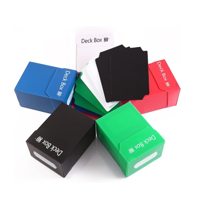 Solid Color Card Box Board Games TCG Cards Deck Case Card Holder ...