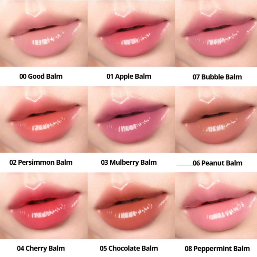 Baume à Lèvres Teinté AOU Glowy Tint Balm – 3.5g, Teinte Pêche, Effet Glossy, K-Beauty