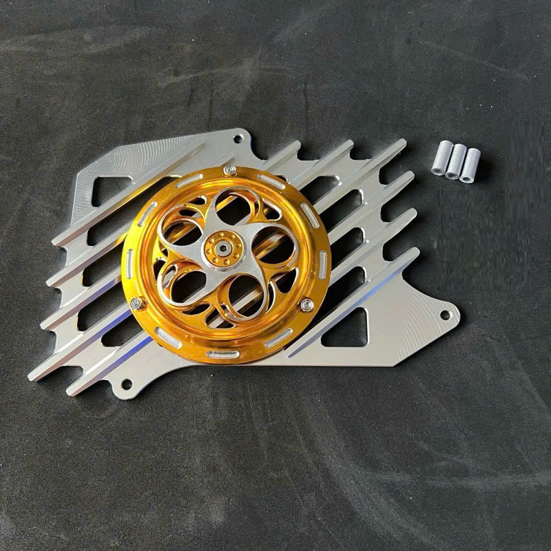 CNC water tank cover + CNC radiator rotating fan for 4-valve SH ...