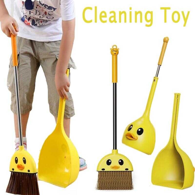 Dustpan Set Educational Simulation Mini Broom Dust Collector Kids ...
