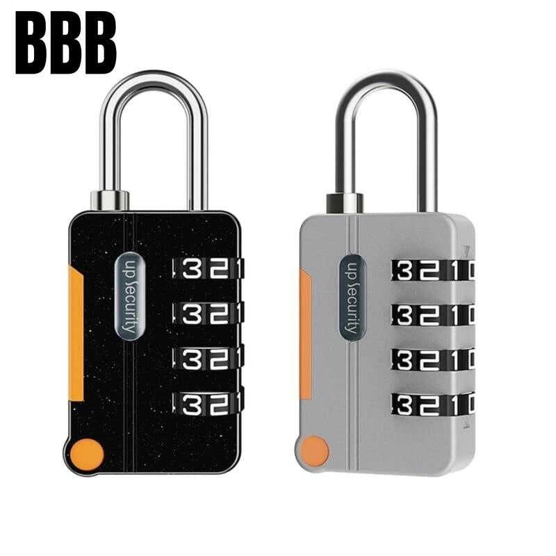 4 Digit Combination Lock, Keyless Padlock, High Security Resettable ...
