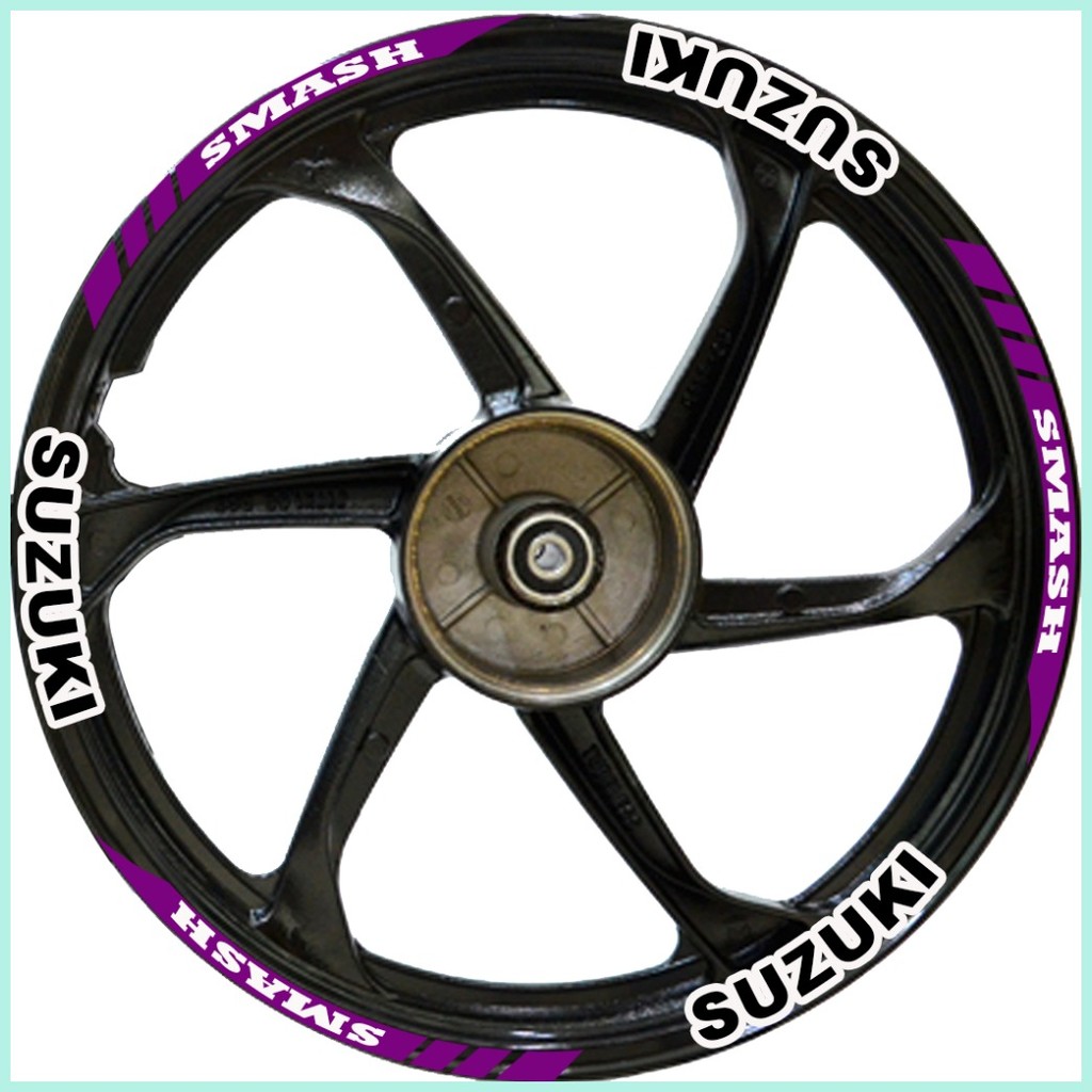 Smash Suzuki mags sticker decals ( set for 2 wheels front and rear ...