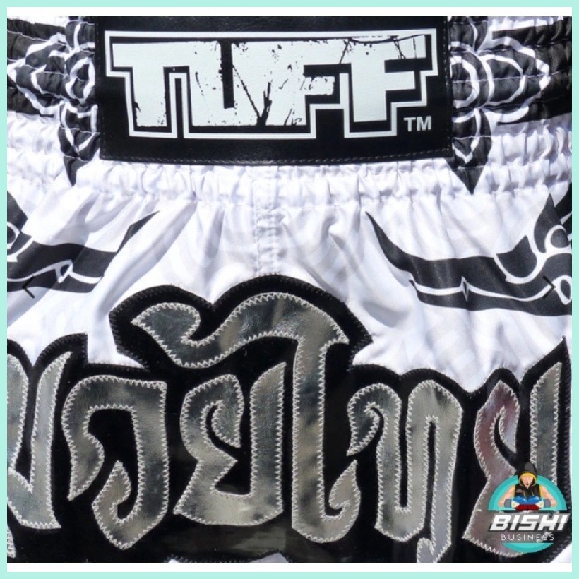 TUFF Muay Thai Boxing Shorts The Great Hongsa (TUF-MS-631-WHT) | Shopee ...