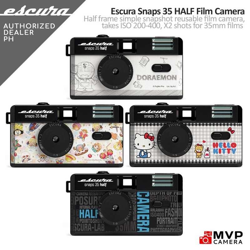 35 ESCURA Snaps Half Frame Double The Exposures 35Mm 135 Reusable Film