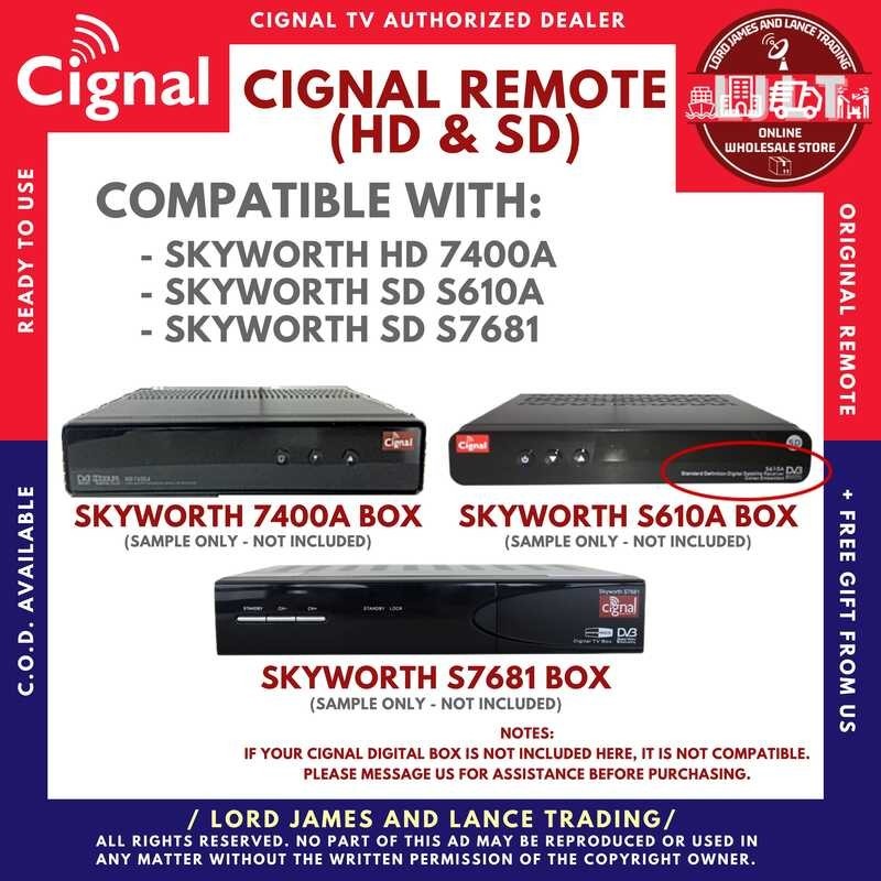 LY SignAl Remote PAIRED (OriginAl & BrAnd New) Hd/Sd (New REMOTE DeSign ...