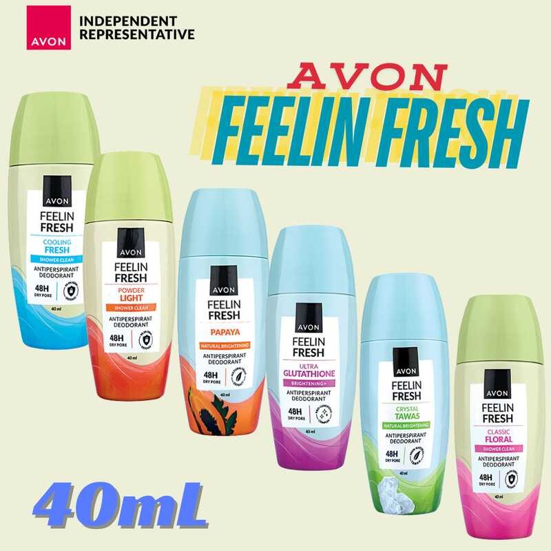 AVON FEELIN FRESH Anti-Perpsirant Deodorant Roll-On para sa Kababaihan ...