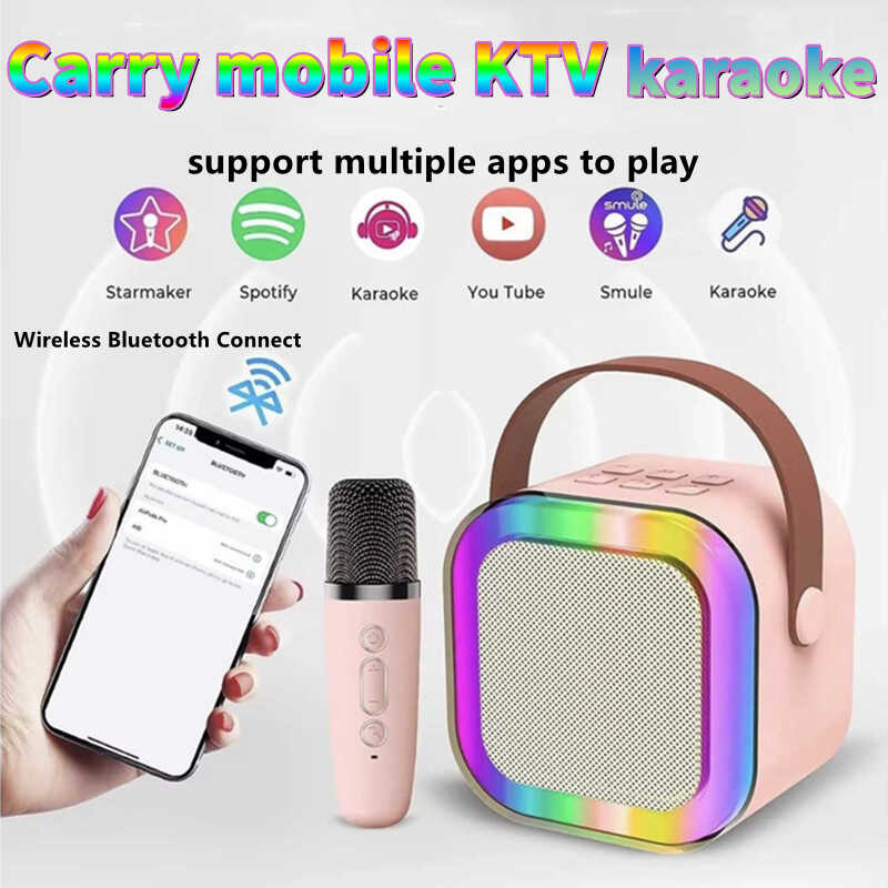 Karaoke bluetooth Wireless Dual Microphone with wireless microphone ...