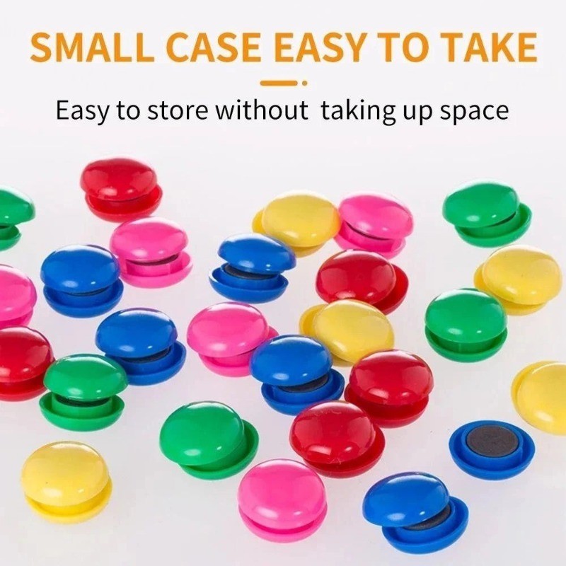 Color Round Blackboard Whiteboard Magnet Stickers - Fridge Magnets Home ...