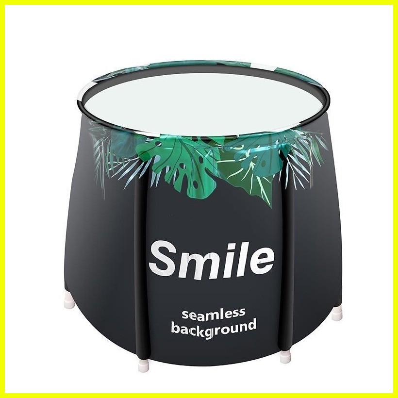 Bathroom Portable Folding Bathtub Bucket Hot /Ice water Bath Tub for