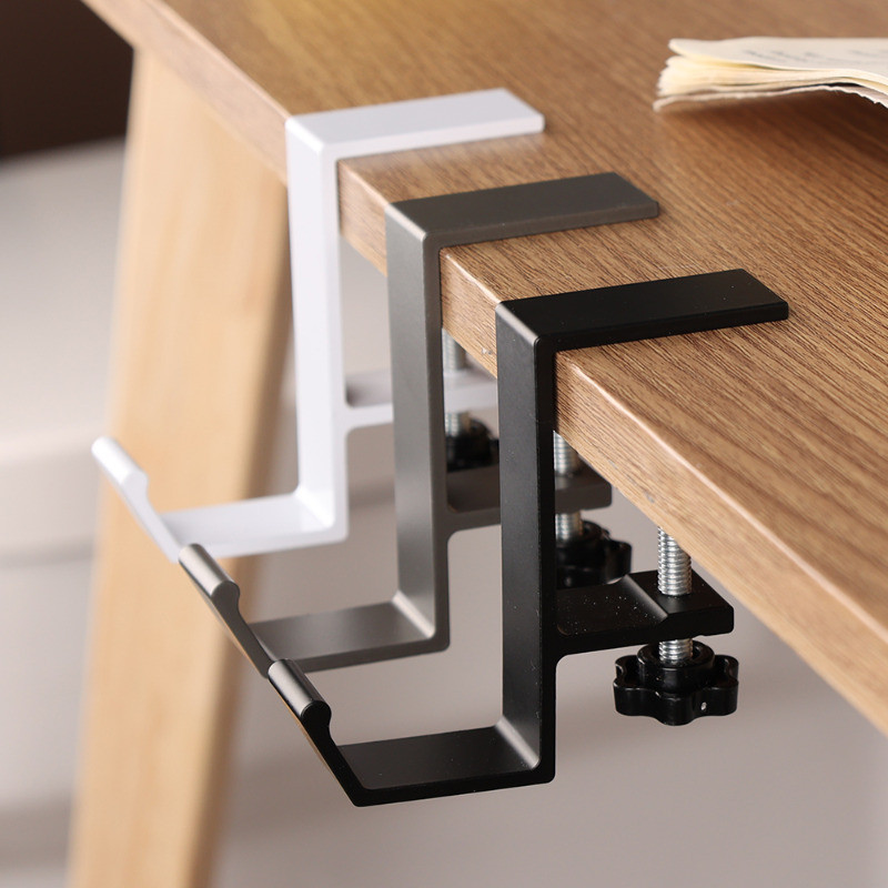 Adjustable Table Fixing Hooks Multifunctional Punch-Free Storage Rack ...