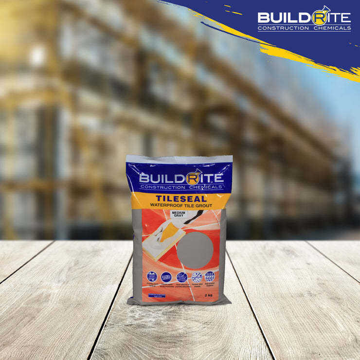 BUILDRITE TILE SEAL (Medium Gray) WATERPROOF GROUT | Shopee Philippines