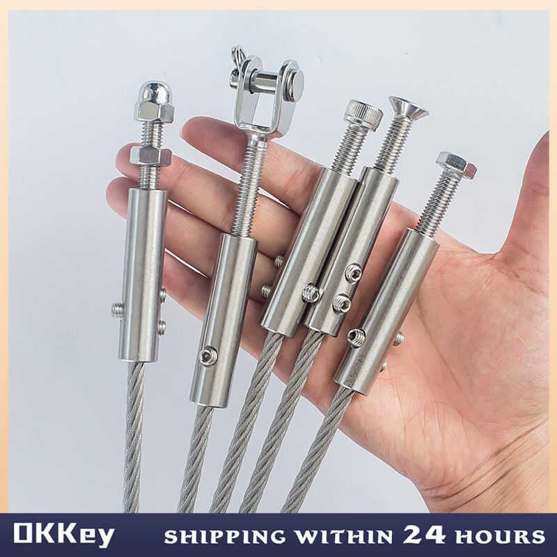 304 Stainless Steel Wire Rope Joint Buckle Connection Terminal ...