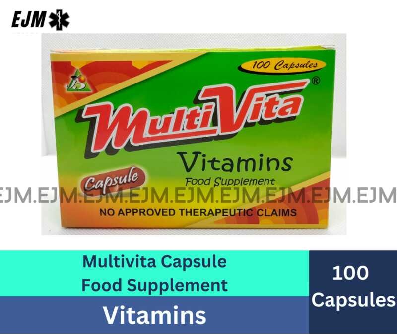 Multivita Vitamins Food Supplement capsule 100 capsules Shopee Philippines