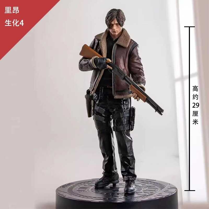5 Hot Anime Evil Figures Leather Jacket Leon Ada Wong Scott Kennedy ...