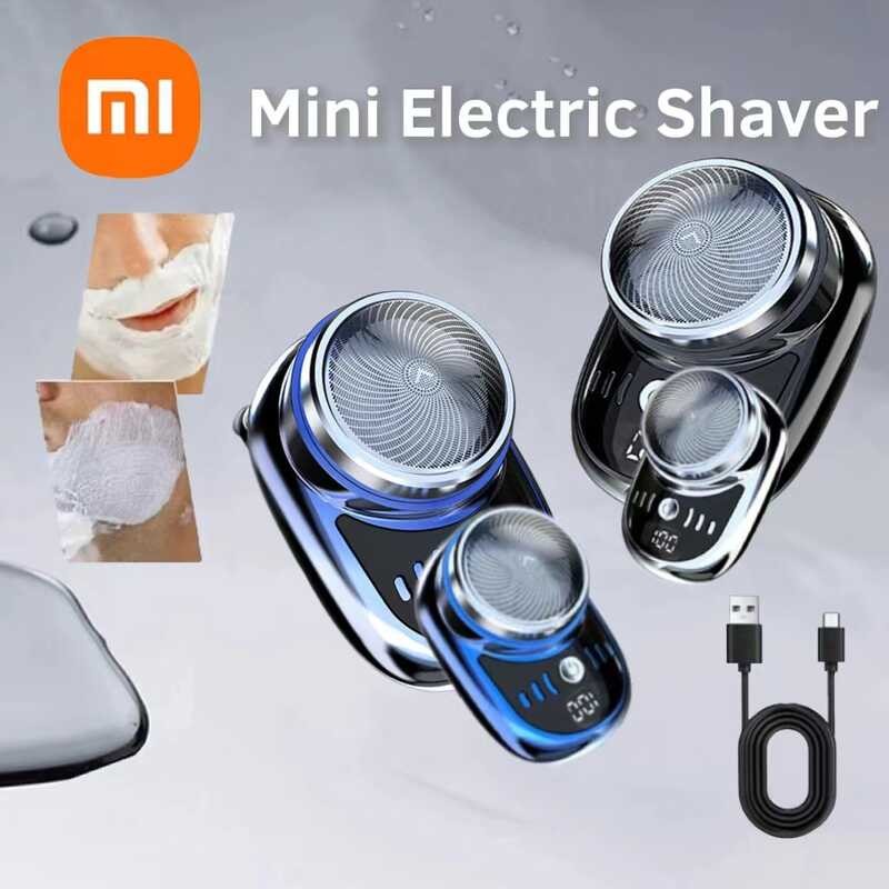 Mini Xiaomi Electric Shaver USB Rechargeable Waterproof Men Portable ...