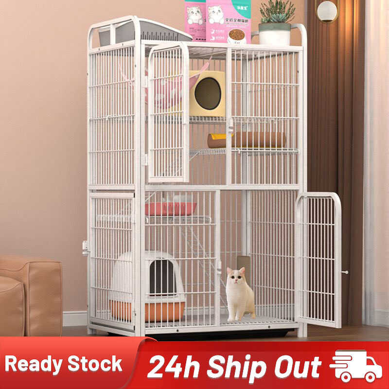 Cat 2024 COD Cage Dog Villa 2 3 4 Level House Inner Premium Pet