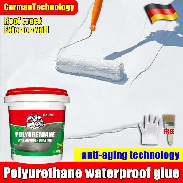 New Free Brush Super Glue Polyurethane Coating for roofs, swimming