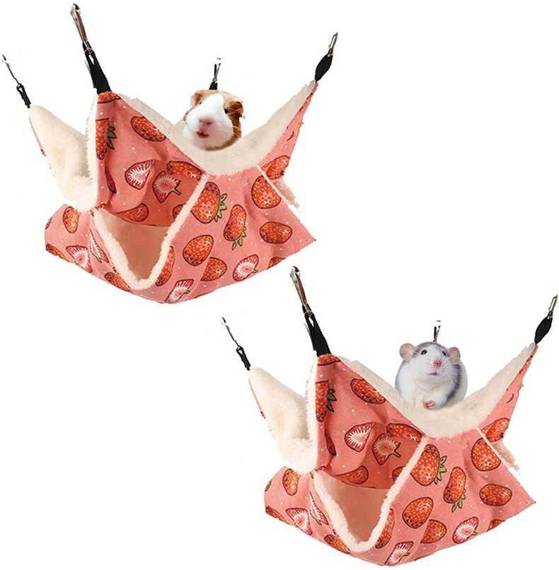 Photo inspiration: Visual Reference: Leftstarer Pet Small Animal Hanging Ferret Bunkbed Hammock Cage Toy