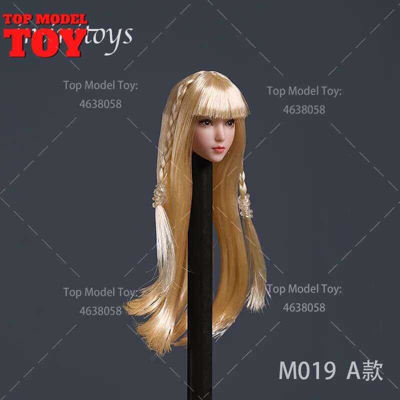 Iminitoys M019 1/12 Loli Girl Long Hair Female Head Sculpture Fit 6 ...