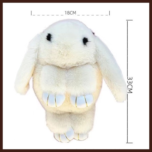 ∰ New Lazy Rabbit Plush Chain Shoulder Bag | Shopee Philippines
