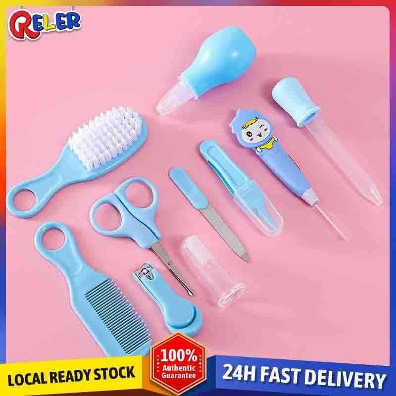 10Pcs Portable Comb Nail Trimmer Combination Cute Set Baby Newborn Care ...