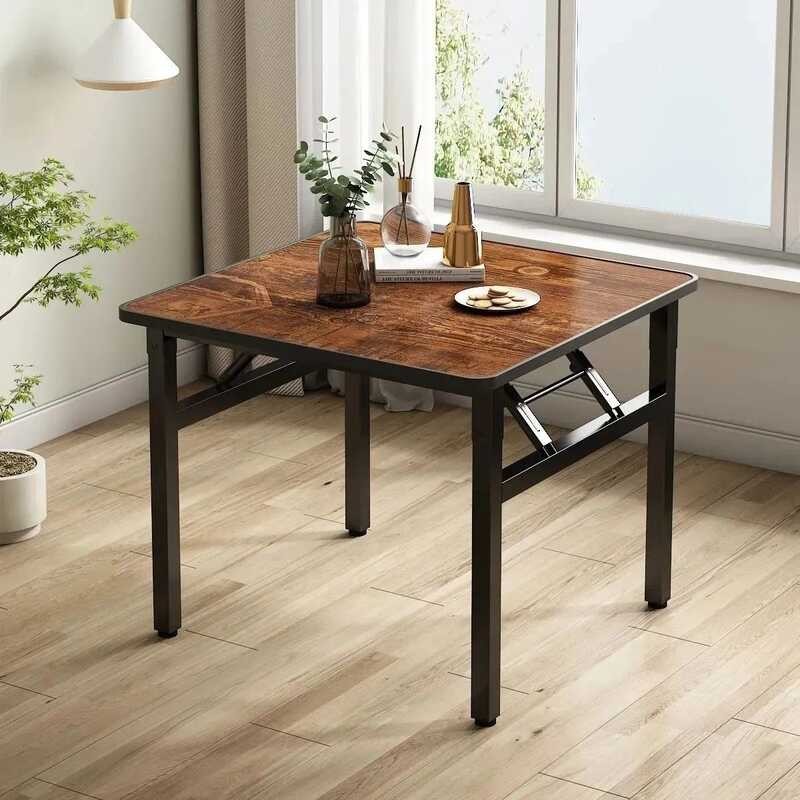 Low Dining Home Dormitory Simple Setup Folding Outdoor BBQ Square ...