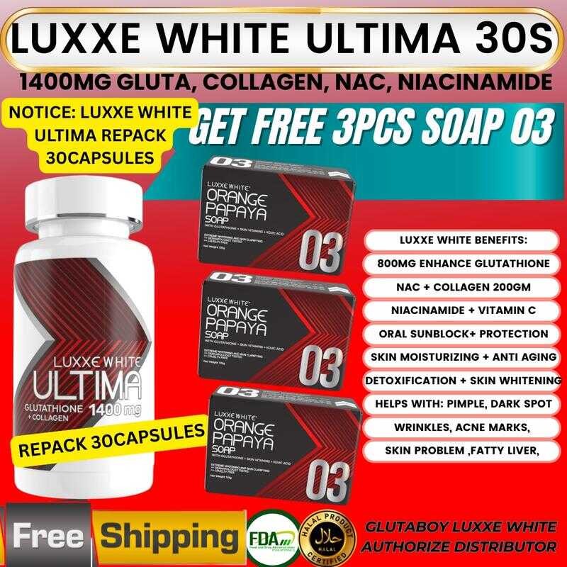 frontrow luxxe white enhanced glutathione benefits ULTIMA 60s 30s 1400MG WITH COLLAGEN AND NIACINAMIDE PAMPAPUTI Luxxe White Coffee With Premium