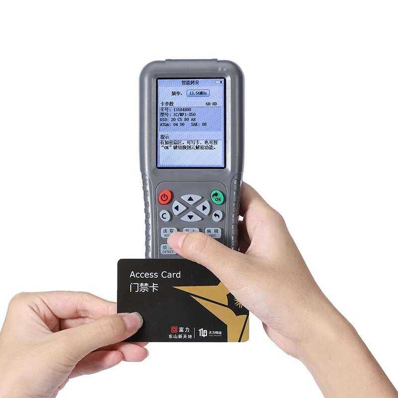 Copy New Key Duplicator RFID Smart Chip Card Copier 13.56Mhz Tag Wifi ...