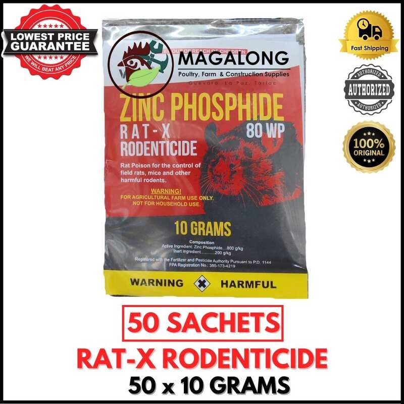 Rat-X (Zinc Phosphide) - RAT POISON / KILLER RACUMIN RATX RATKILL ...