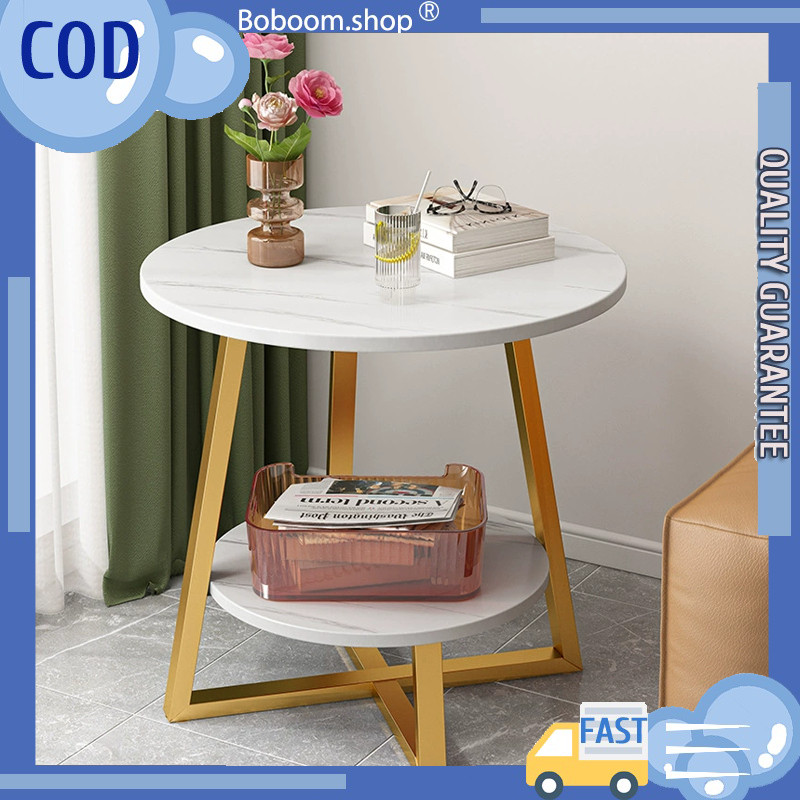Bedside Storage Rack 2 Layers Sofa Side Table Coffee Table Living Room ...