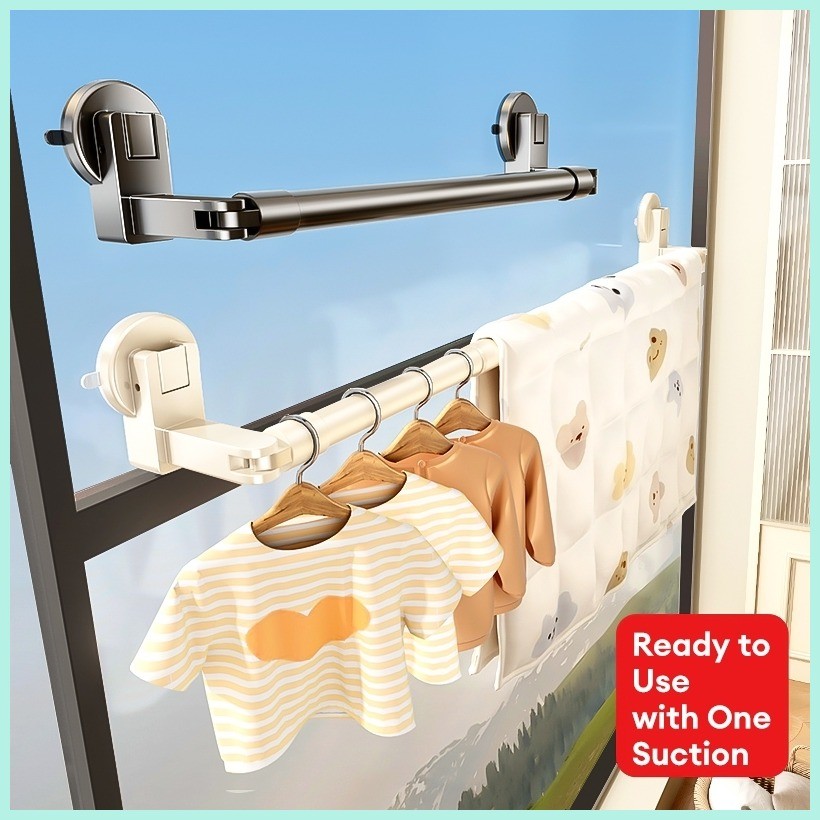Stainless Metal Clothes Rack Wall Mounted Drying Rack Outdoor Clothes ...