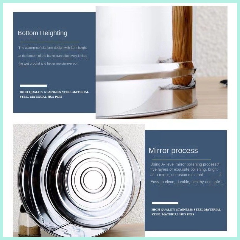 stainless rice dispenser aesthetic 25 kg /10kg/5kg/50kg capacity rice ...