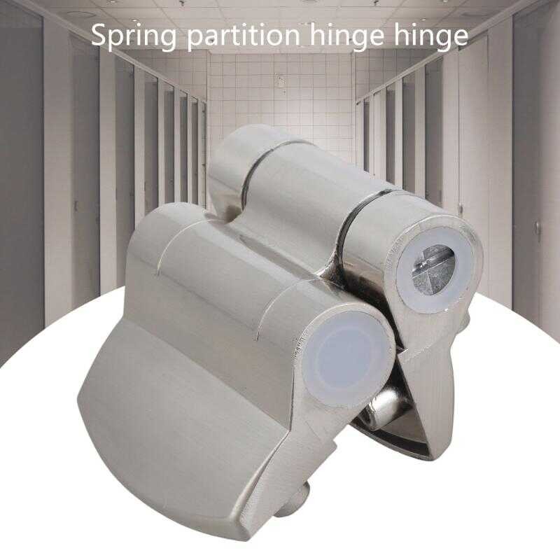 M Stainless 1 Spring Flat Folding Door Hinge For Public Toilet ...