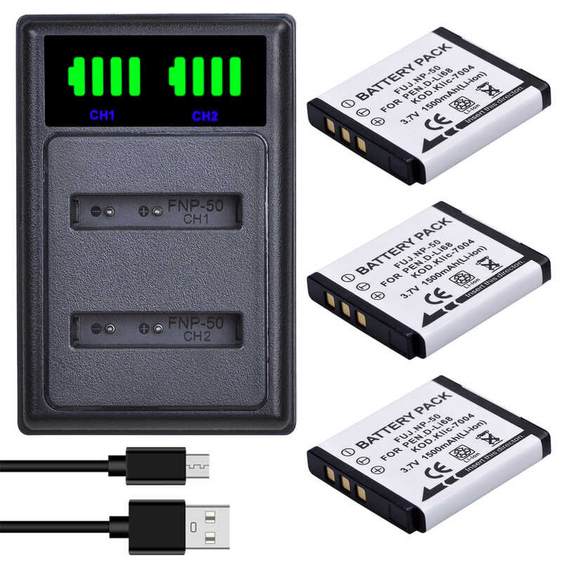 Np-W126 Usb Chargeur Pour Fujifilm Finepix Hs30, Finepix Hs30Exr, Finepix Hs33Exr, Finepix