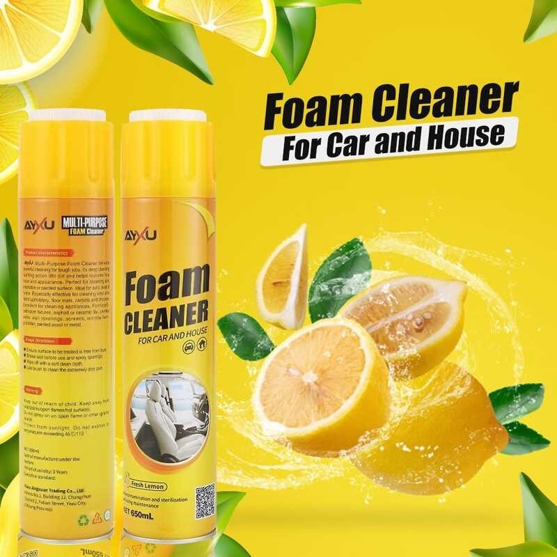 Multi-functional Foam All-Purpose Car Seat Interior Cleaner Strong ...