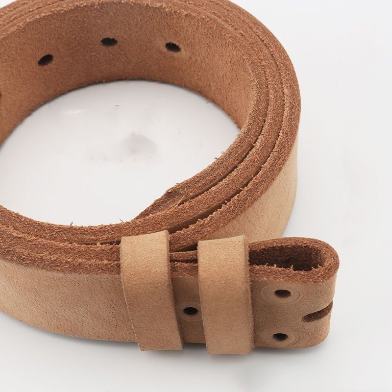 Men Belt Top Layer Cowhide Leather Belt Vintage Design Pin Buckle