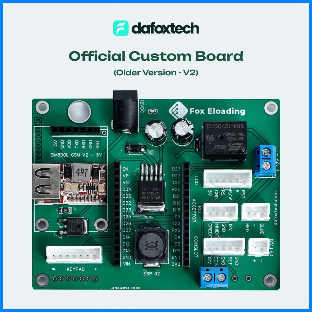 ADOPISOFT Fox Eloading Official Custom Board (accessories included
