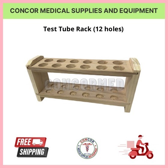 Test Tube Rack 12 holes (Wood) | Shopee Philippines