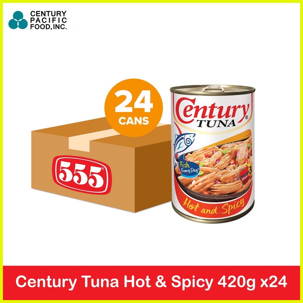 § Century Tuna Flakes Hot & Spicy 420g x24 Shopee Philippines
